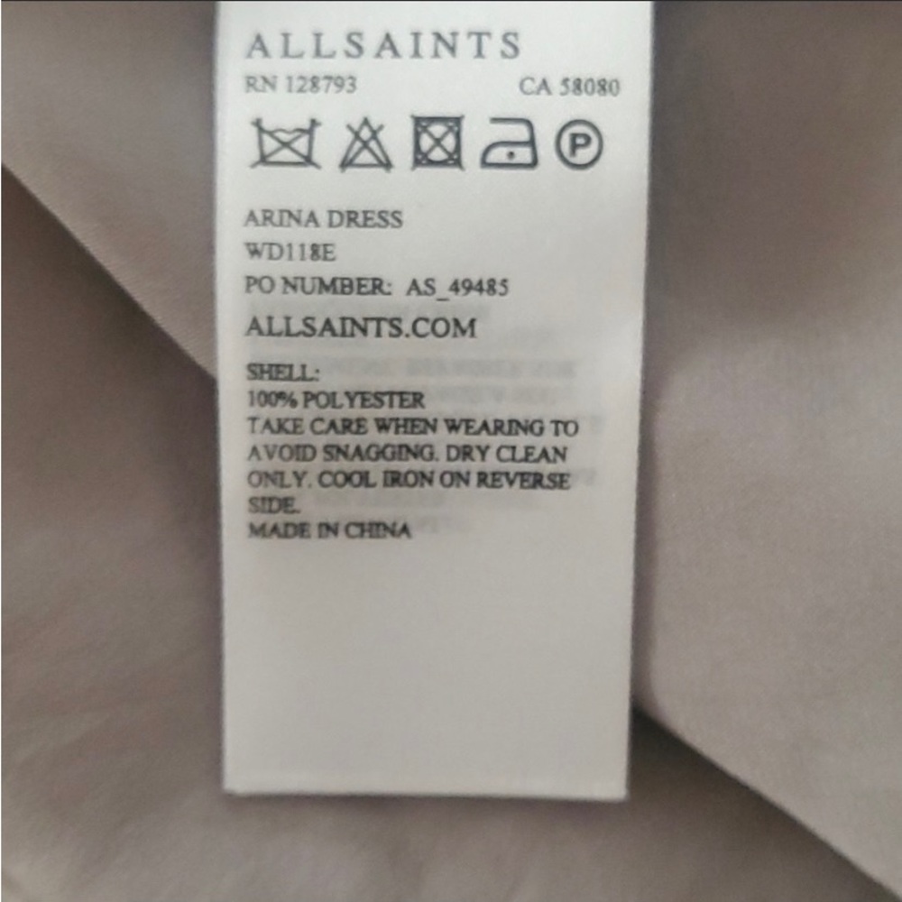 All Saints “Arina” Japanese Cloth - Picture 12 of 14